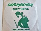 EURYTHMICS Who's That Girl / You Take Some Lentils PS Promo South America Rare