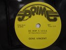 Gene Vincent Be Bop a Lula Kathy Young Thousand Stars Prime Records Jukebox E+