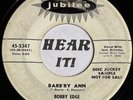 Haunting Rockabilly Teen Rocker 45 BOBBY EDGE Barb'ry Ann / Fiddle JUBILEE hear