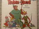 Walt Disney's Robin Hood Story And Songs Album LP Vinyl Record 