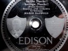 Edison Diamond Disc Christmas Record Stille Nacht Marie Rappold Bandolero 83063