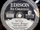 Edison Diamond Disc Christmas Record O Holy Night Silent Frieda Hempel 82171
