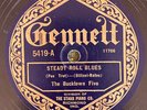 Gennett 5419 BUCKTOWN FIVE Steady Roll Blues 1924 JAZZ 78 rpm  E- hc