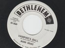 HALLOWEEN MOD SURF ROCK 45 - MANN DRAKE - VAMPIRE'S BALL / HORROR MOVIES - HEAR