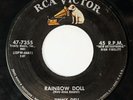 JIMMY DELL - RAINBOW DOLL/I'VE GOT A DOLLAR - ROCKABILLY RCA LABEL 45 - HEAR IT