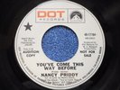 Nancy Priddy Promo 45 Dot 17164 E Cond. You've Come This Way Before/Ebony Glass