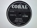 BUDDY HOLLY - Heartbeat / Well.... All Right 78 rpm disc (A+)