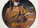 MEGADETH . so far good wh. LP 1.Press 1988 Metallica Slayer Anthrax Exodus Sodom