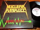 NUCLEAR ASSAULT BRAIN DEATH EP LP NM NEAR MINT US COMBAT 1986 VINYL SPEED METAL