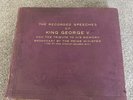 Queen. The  Kings Speech . The recored speeches of king grorge V 78rpm records