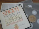 BACH 6 partitas & sonatas for violin alone SZIGETI VANGUARD USA BG 627/9 EXC/NM-