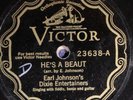 Earl Johnson's Dixie Entertainers VICTOR 23638 V+ He's a Beaut PREWAR COUNTRY 78