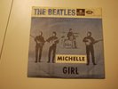 THE BEATLES: MICHELLE +1. NORWAY PRESS 1966.   Rare light blue sleeve