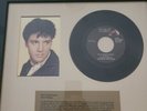 Elvis Presley 45 Blue Suede Shoes Plaque vinyl record
