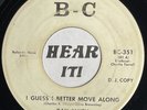 Elvis Style Rockabilly Jiver 45 RAY SMITH I Guess I Better Move Along B-C promo