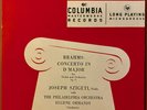 Joseph Szigeti; Ormandy  Brahms Violin Concerto  Columbia Blue Label ML 4015