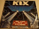 Kix Blow My Fuse Lp Record 1988 In Shrink Wrap Vg+/Vg+ Side 1 Vg Side 2 Oop