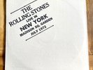 THE ROLLING STONES: LIVE IN NEW YORK MADISON SQ GARDEN JULY '72 LP VINYL RECORD