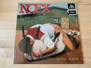 NOFX Eating Lamb LP Newbury Comics Exclusive Coral / Blue Half / Half