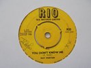 ROY PANTON You Don't Know Me RIO UK Killer  Ska 7