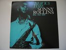 SONNY ROLLINS BLUE NOTE VINYL LP RECORD NEWK'S TIME BST-84001 1982  FRANCE MINT
