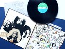 ORIGINAL 1970 WHEEL COVER LED ZEPPELIN III THREE VINYL LP BLUE GREEN LABELS RARE