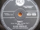 RCA-1020 Elvis Presley Party / Got A Lot O' Livin' To Do RCA 78rpm EX