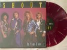 Shout - In Your Face Vinyl LP Christian Hard Rock Heavy Metal Tamplin Stryper