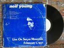 Neil Young Bootleg Live On Sugar Mountain Vinyl LP VG Harvest