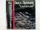 BLACK SABBATH LIVE AT LAST NEMS SP25 5009 JAPAN OBI VINYL LP