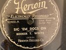 Herwin 92400 Booker T. White ( Bukka White)  PO' BOY  78 rpm Delta  Blues  E+