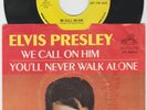 GOSPEL / POP 45 w PIC SLEEVE -ELVIS PRESLEY- YOU'LL NEVER - HEAR 1968 PROMO RCA