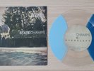 State Champs - Overslept 7” Vinyl Tri Color Split navy, clear, baby blue 2012