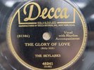 THE SKYLARKS The Glory of Love / You And I Decca 10