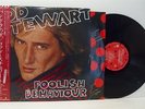 ROD STEWART foolish behaviour (Japanese with poster) LP EX/EX-, P-10930W, vinyl,
