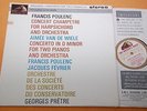 Pretre Van der Wiele Poulenc Concertos UK Ed1 White/Gold Stereo ASD 517 NM