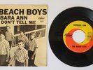 BEACH BOYS / Barbara Ann : Girl Don't Tell Me 45 rpm w/Picture Sleeve EX