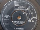 Soul  - The Temptations ‎– It's Growing - UK Tamla Motown TMG 504 1965