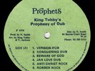 YABBY U-king tubby's prophesy of dub    prophets LP   reggae