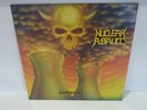 NUCLEAR ASSAULT - SURVIVE - RARE 1ST PRESS LP 1988 W/INNER & MERCH INSERT EX/EX