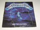 METALLICA Ride The Lightning Elektra Records  60396-1 1984 release EX