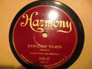 1919 TOOTS PAKA Kalaluki Hawaiian Or HAWAII NIGHTS Sweet Moonlight HARMONY 5091
