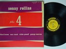 SONNY ROLLINS Plus 4 PRESTIGE LP MONO DG 446 W. 50th 1st max roach george morrow
