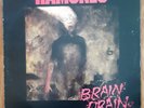 RAMONES BRAIN DRAIN RARE 1989 AUSTRALIAN FESTIVAL LIBERATION LABEL LP STICKER