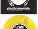 THE DAMNED - 1976 DEMOS FEEL THE PAIN + 2 YELLOW + RED STREAKS VINYL 7