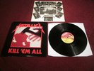 METALLICA KILL EM ALL UK PRESS VINYL 1ST ALBUM N/MINT THRASH SPEED METAL AUDIO