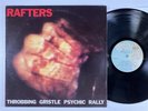 THROBBING GRISTLE Rafters: Throbbing Gristle Psychic Rally Italy 1980 VG+ LP