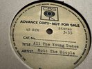 Mott The Hoople - All The Young Dudes. 1972 CBS Uncut 10 Inch ACETATE.
