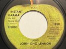 John Ono Lennon - Instant Karma 45rpm Single Sided Promo Beatles 1970 Apple 1818