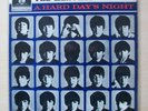 THE BEATLES A HARD DAY'S NIGHT 1965 UK STEREO LP WITH CROSSOVER LABELS VG 